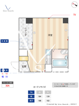 アーバンⅡ 101 【福岡県薬院駅】 の間取り図