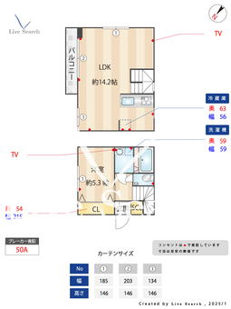 HJ PLACE MINAMIAOYAMA 201 【東京都外苑前駅】 の間取り図