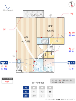 プランドール中道A棟 101 【兵庫県山陽電気鉄道本線　東垂水駅】 の間取り図
