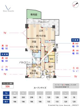 ライオンズマンション緑地公園南 102 【大阪府緑地公園】 の間取り図