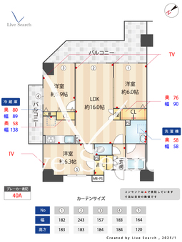 ライオンズマンション北赤羽リバーステージ 208 【東京都北赤羽駅】 の間取り図