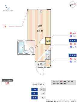 パークサイド国領 208 【国領駅】 の間取り図