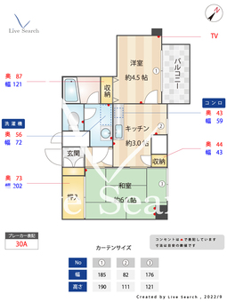 アルシュセマ 401 【北浦和駅】 の間取り図