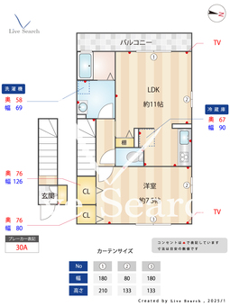パルル　B 206 【東京都金町駅　】 の間取り図