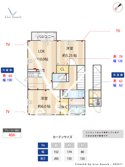 コンフォートヴィラ若松 201 【神奈川県相模大野】 の間取り図