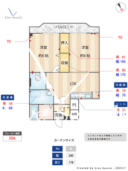 赤坂山愛マンションⅠ 403 【福岡県赤坂駅】 の間取り図