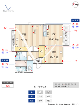 レジデンスⅢ 202 【吉川】 の間取り図