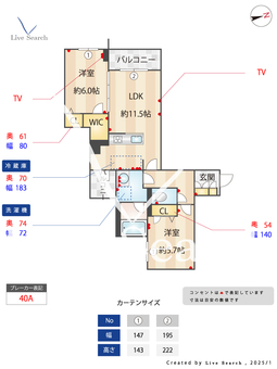 クオレール高田馬場 201 【東京都高田馬場駅】 の間取り図