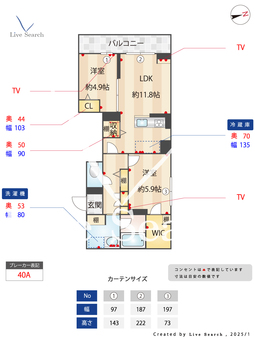 クオレール高田馬場 203 【東京都高田馬場駅】 の間取り図