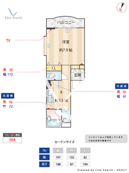 ケンハイム 202 【東京都東急池上線　洗足池駅】 の間取り図