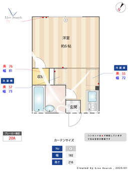 サングリーン 201 【東京都大岡山駅】 の間取り図