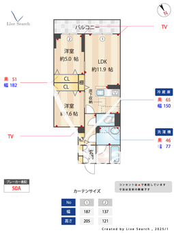 スエルテ 105 【千葉県船橋法典駅】 の間取り図