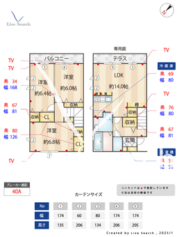 Luna Piena 106 【埼玉県蕨駅】 の間取り図