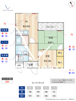 	エクセルOGM 502 【大阪府扇町駅】 の間取り図