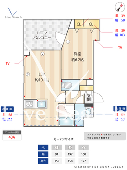 S-RESIDENCE高井戸EAST 302 【東京都高井戸駅】 の間取り図