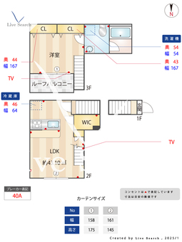クラソ上北沢 202 【東京都上北沢駅】 の間取り図