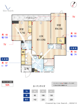 フェニックスⅢ 302 【東京都半蔵門線「押上」駅】 の間取り図