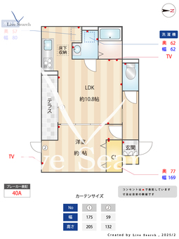 D-ROOM万願寺  102 【東京都万願寺駅】 の間取り図