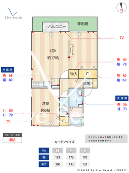 サニーサイドⅡ 101 【東京都西府駅】 の間取り図