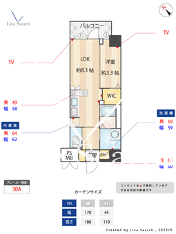 ネストピア博多シティ 702 【博多区博多駅】 の間取り図