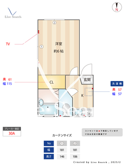スワンビル 501 【東京都新宿御苑前駅】 の間取り図