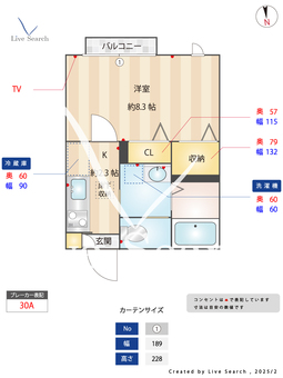 ボヌール 103 【東京都江戸川】 の間取り図