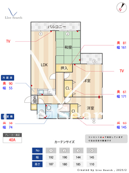 ジュネパレス松戸第35 401 【千葉県北小金】 の間取り図