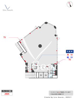 CRD　Ebisu-1st 3F 【東京都恵比寿駅徒歩２分】 の間取り図