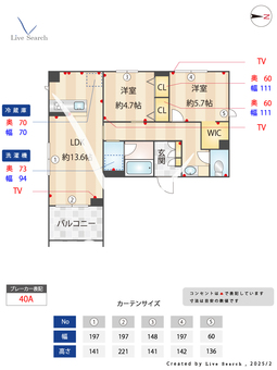 サンアイレジデンスキヌタ 302 【東京都祖師ヶ谷大蔵駅】 の間取り図
