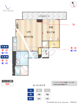 モルド船橋湊町 302 【千葉県船橋駅】 の間取り図