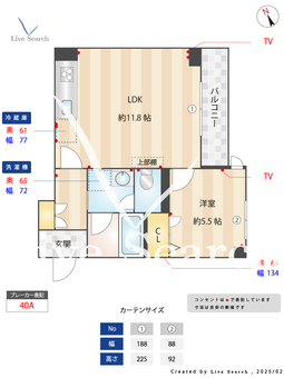 モルド船橋湊町 303 【千葉県船橋駅】 の間取り図