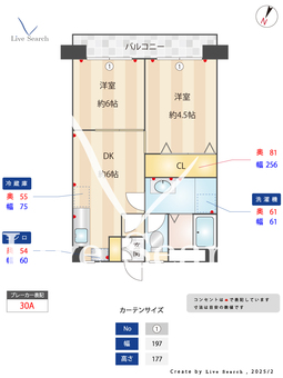 博多エステートビル 803 【福岡県博多駅】 の間取り図