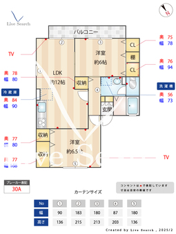 ロイヤル・スクエアC 201 【千葉県外房線　鎌取駅　徒歩9分】 の間取り図