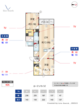 フェリース 203 【神奈川県元住吉駅】 の間取り図