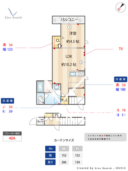 アイボリー和泉 201 【東京都代田橋駅】 の間取り図