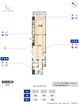 ヴィラ エテールナ 501 【東京都根津駅】 の間取り図