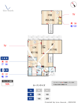 カラード　ペンシルズ 101 【神奈川県市が尾駅】 の間取り図
