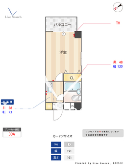 ルエメゾンロワール城南Ⅱ 202 【福岡県別府駅】 の間取り図