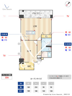 FOX Bld. 601 【福岡県大橋駅】 の間取り図