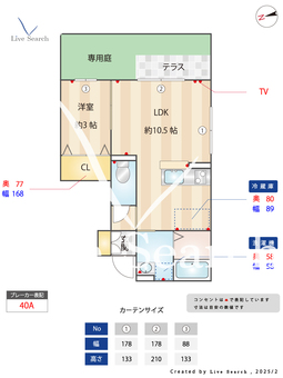 カーサフェリーチェ	 103 【東京都鷺ノ宮駅】 の間取り図