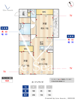 プランドール・セナ 103 【兵庫県山陽電気鉄道本線　西江井ヶ島駅】 の間取り図