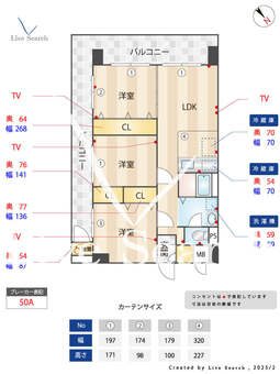 東建柏木マンション 902 【東京都東京メトロ東西線　落合駅】 の間取り図