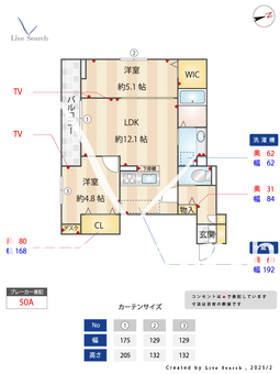 プラム清新 202 【神奈川県相模原駅】 の間取り図