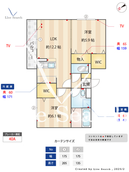 クレール林崎  301 【兵庫県山陽電気鉄道本線　林崎松江海岸駅】 の間取り図