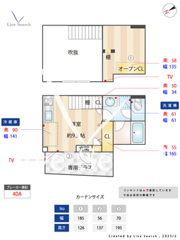 デザインシップ浜田山 1A 【東京都浜田山駅】 の間取り図