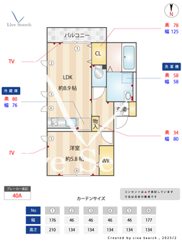 ガーデンヴィラMIYABI 201 【東京都新井薬師前駅】 の間取り図