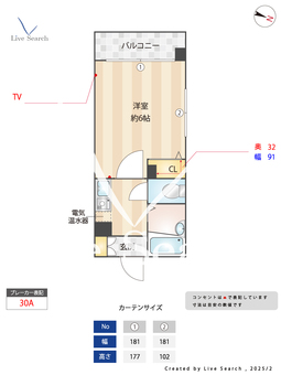 シャトー美野島 1301 【福岡県博多駅】 の間取り図