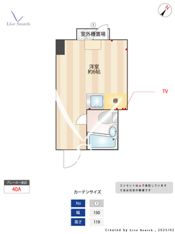 ロータリー大和 1107 【福岡県櫛田神社前】 の間取り図