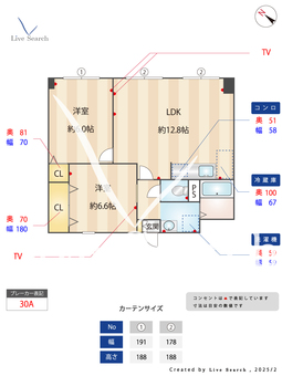 カメラーデン千間台 103 【埼玉県東武スカイツリーライン【せんげん台駅】】 の間取り図