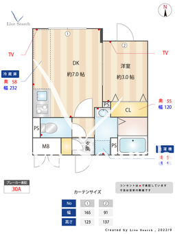 Sunflower Garden 401 【東京都中野駅】 の間取り図